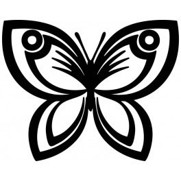 Autocolante - Borboleta 7