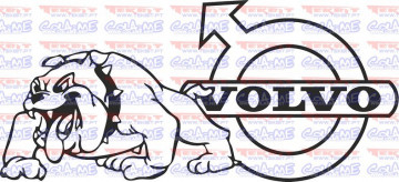 Autocolante - Bulldog Volvo