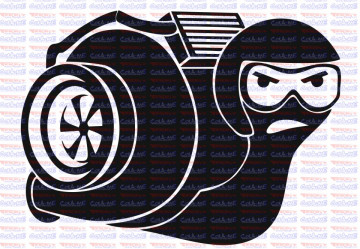 Autocolante - Caracol Turbo