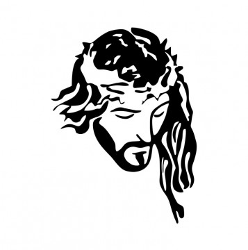 Autocolante com Jesus Cristo