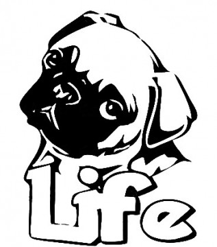 Autocolante - Dog Life - Vida de Cão