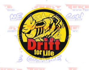 Autocolante Impresso - Drift for Life
