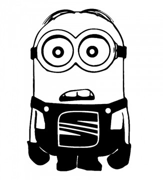 Autocolante - Minion para SEAT