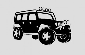 Autocolante para Jeep Wrangler