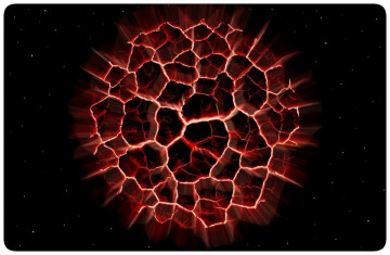 Autocolante para Portátil - Abstracto Meteorito