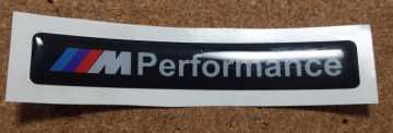 Autocolante Resinado 3D para BMW Performance - 74 x 11mm