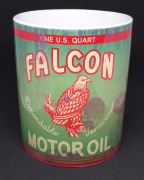 Caneca com Falcon Motor Oil
