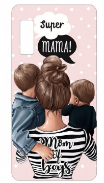 Capa de telemóvel com Super mama Mom of boys