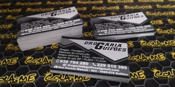 Cartões de visita - Impressão de imagem do cliente