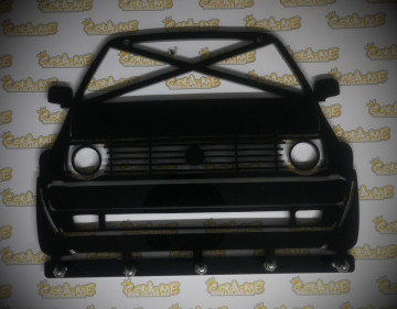 Chaveiro em Acrílico com Volkswagen Golf II