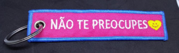 Fita Porta Chaves com "Não te Preocupes"