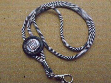 Fita Porta Chaves (lanyard) de Pescoço Ajustável para Fiat