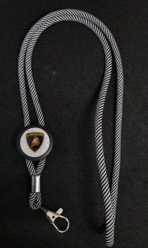 Fita Porta Chaves (lanyard) de Pescoço Ajustável para Lamborghini