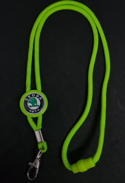 Fita Porta Chaves (lanyard) de Pescoço Ajustável para Skoda