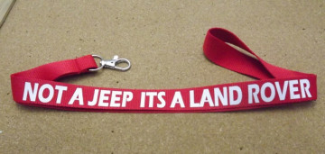 Fita Porta Chaves para Not a Jeep its a Land Rover
