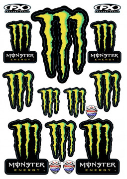 Folha / Pack de Autocolantes - Monster