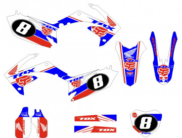 Kit Autocolantes Para Honda crf 450 09-10