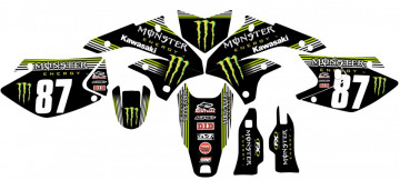 Kit Autocolantes Para Kawasaki KLX 450 08-09