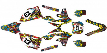 Kit Autocolantes Para KAWASAKI KXF 250 13-16