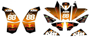 Kit Autocolantes Para KTM 525 XC