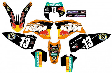 Kit Autocolantes Para KTM EXC / XC / XCF 08-11