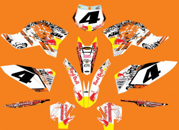 Kit Autocolantes Para KTM SX / MX 07-10