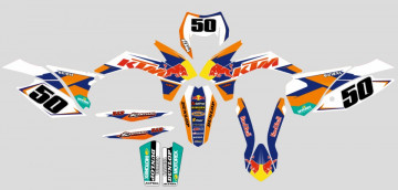 Kit Autocolantes Para Moto - KTM EXC / XC / XCF 14-16
