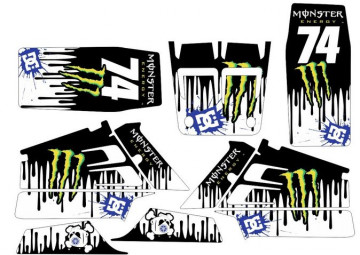 Kit Autocolantes Para Yamaha Banshee 350