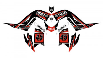 Kit Autocolantes Para Yamaha Raptor 700R