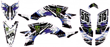 Kit Autocolantes Para Yamaha YFZ 450 03-08