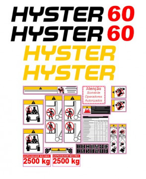 Kit de Autocolantes para HYSTER 60