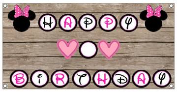 Lona de Aniversário - Happy Birthday