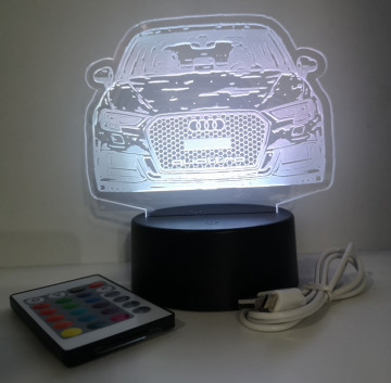 Moldura / Candeeiro com luz de presença - Audi A3 8V / S3 8V