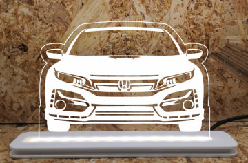 Moldura / Candeeiro com luz de presença - Honda Civic fk8
