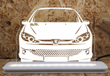Moldura / Candeeiro com luz de presença - Peugeot 208