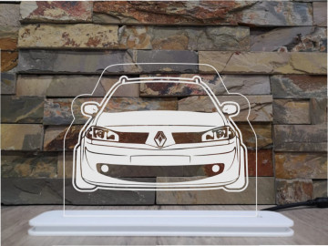 Moldura / Candeeiro com luz de presença - Renault Clio Megane 2 break
