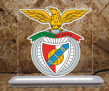 Moldura / Candeeiro com luz de presença - SLB - Benfica