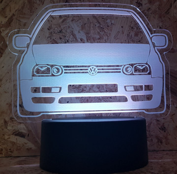 Moldura / Candeeiro com luz de presença - Volkswagen Golf III