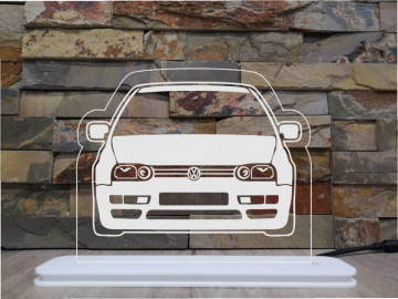 Moldura / Candeeiro com luz de presença - Volkswagen Golf III