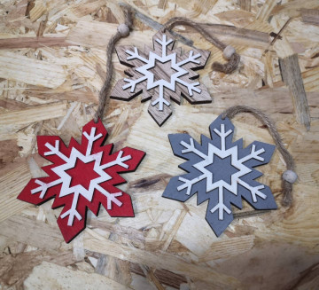 Ornamento para árvore de Natal em MDF