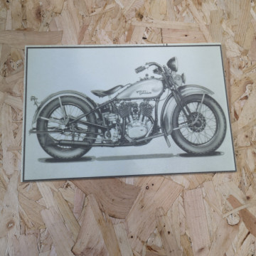 Placa Decorativa em PVC - Harley Davidson