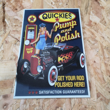 Placa Decorativa em PVC - Pump and Polish