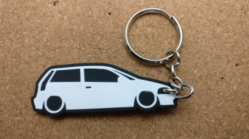 Porta Chaves com silhueta de Fiat Punto