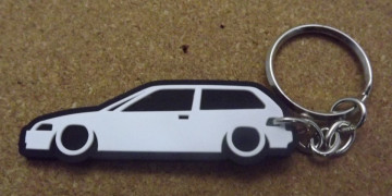 Porta Chaves com silhueta de Honda Civic EF