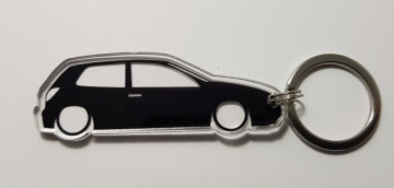 Porta Chaves de Acrílico com silhueta de Fiat Bravo MK1