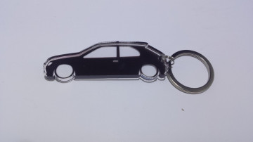 Porta Chaves de Acrílico com silhueta de Peugeot 306