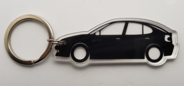 Porta Chaves de Acrílico com silhueta de Renault Megane I