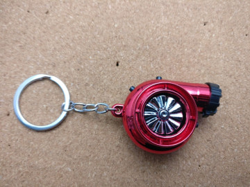 Porta Chaves - Turbo Vermelho - Electrónico (Recarregável) - Com Isqueiro