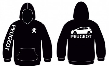 Sweatshirt com capuz para Peugeot 307