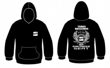 Sweatshirt com capuz Todos Nascemos (Seat)